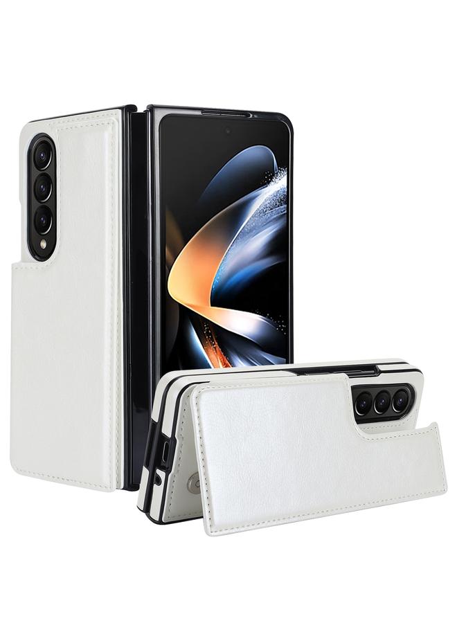 S-TOP Case For Samsung Galaxy Z Fold4 Double Buckle Card Slot Foldable Phone Case - Image 2