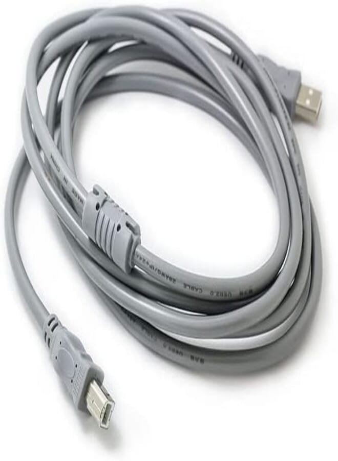 Cable USB printer 2.0 High Speed Gray color 1.5M USB AM to BM printer cable (4.5 feet) Gray Color High Quality