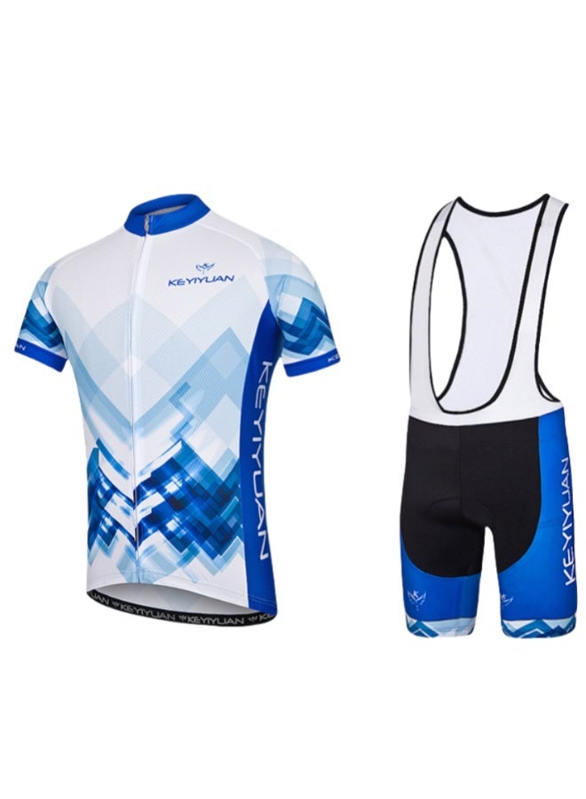 KUYING GR New Summer Outdoor Sunscreen Moisture Absorption Quick Drying Bicycle Women's Cycling Clothing Set  - Image 1