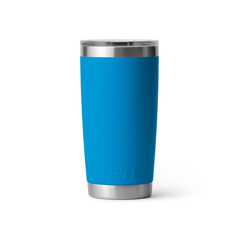 YETI Rambler 20 oz Tumbler, Stainless Steel, Vacuum Insulated with MagSlider Lid, Big Wave Blue - Image 5