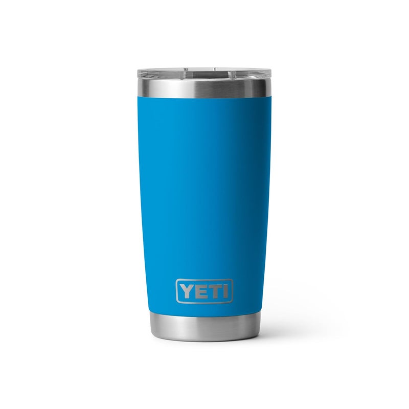 YETI Rambler 20 oz Tumbler, Stainless Steel, Vacuum Insulated with MagSlider Lid, Big Wave Blue - Image 3