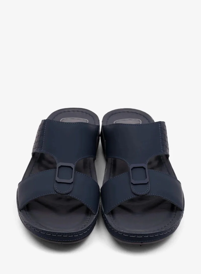 Comfort Plus COMFORT PLUS MENS STYLISH TRIM SANDALS NAVY