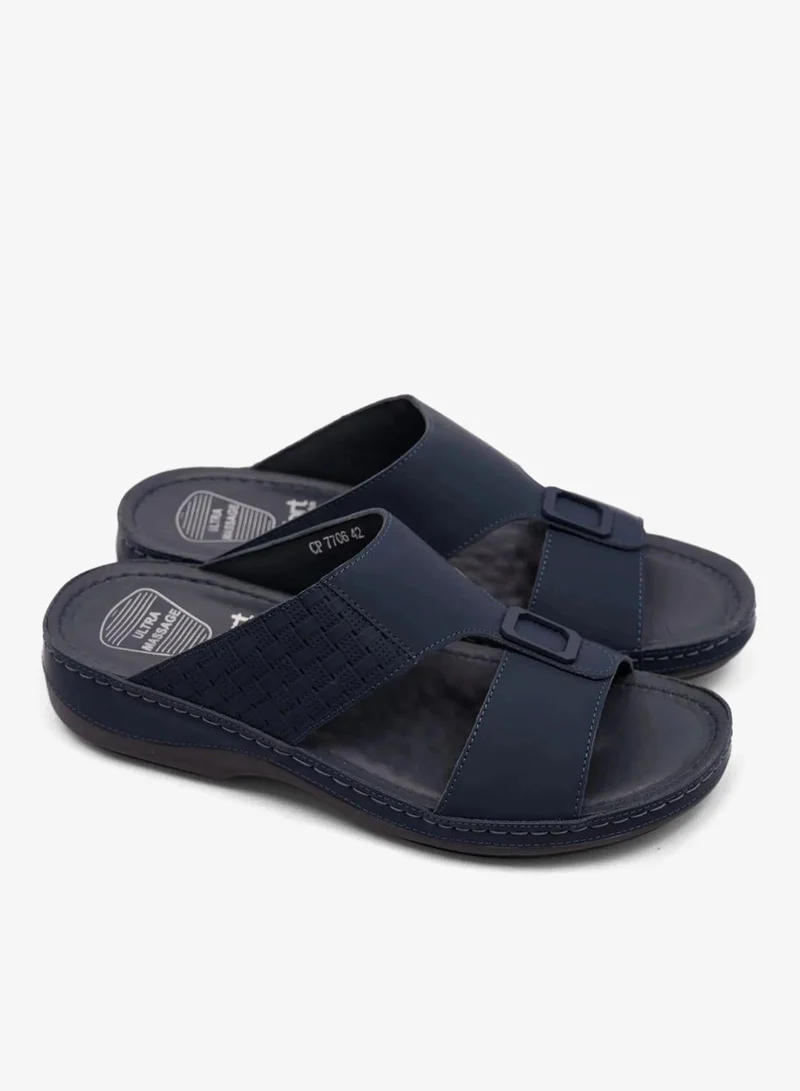 Comfort Plus COMFORT PLUS MENS STYLISH TRIM SANDALS NAVY