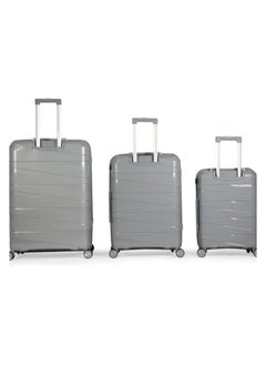 3-Piece Polycarbonate Luggage Set – TSA Lock, 8 Spinner Wheels, Expandable, Scratch & Water Resistant – Grey - pzsku/ZDDDDBE08CFFE5A0D5C58Z/45/_/1740383696/ed4c85fb-3904-46d3-b43e-5cf54d2ccc09