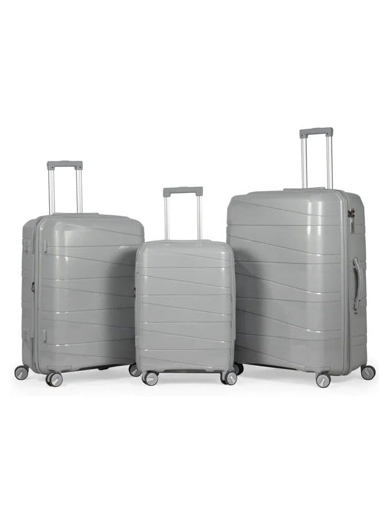 3-Piece Polycarbonate Luggage Set – TSA Lock, 8 Spinner Wheels, Expandable, Scratch & Water Resistant – Grey - pzsku/ZDDDDBE08CFFE5A0D5C58Z/45/_/1740383697/d7f35789-bf66-4624-b804-1ac5dce3b6c3