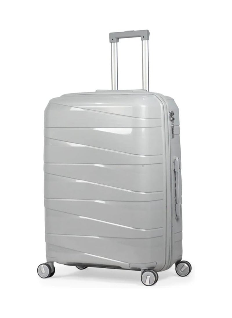 3-Piece Polycarbonate Luggage Set – TSA Lock, 8 Spinner Wheels, Expandable, Scratch & Water Resistant – Grey - pzsku/ZDDDDBE08CFFE5A0D5C58Z/45/_/1740383749/68d79143-9f31-4396-b75c-0d83de31b60c