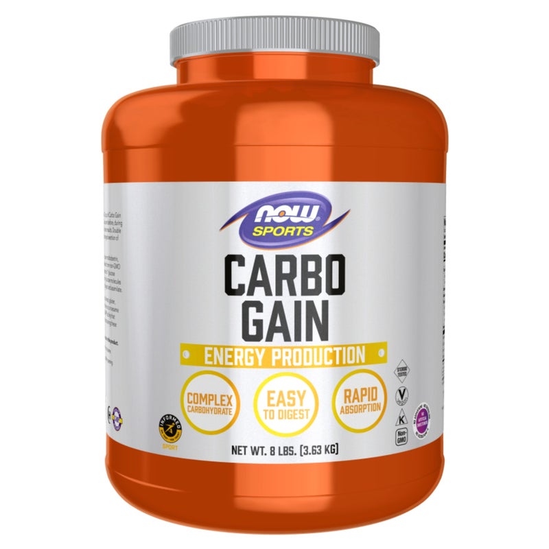 Now Sports Carbo Gain Unflavored Maltodextrin Powder For Energy Production 3.6kg - Image 1