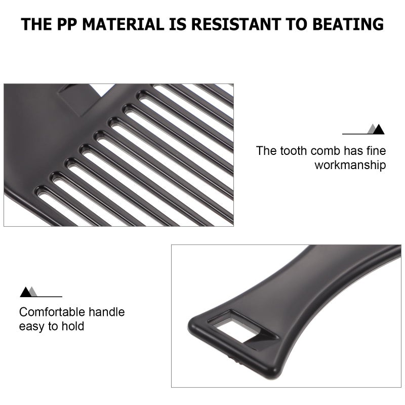 Wide Tooth Hair Comb For Men Anti Static Styling Pick 2 Pieces - Image 5
