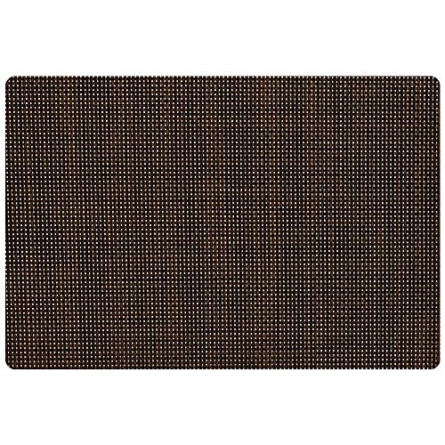 Freelance Basketweave Dining Table Runner for 6 Seater Dining Table, 46x91 cm - Reversible Heat Resistant Woven Vinyl PVC Plastic Table Runners for Dining Table, Small/Centre/Center Table, Living Room - Image 1
