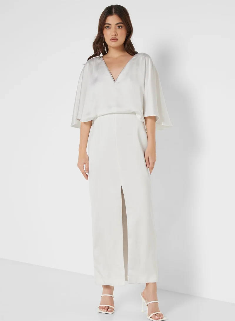 Nocturne Satin Column Dress