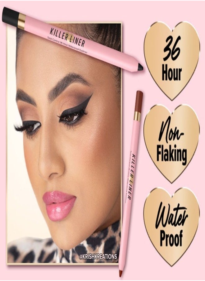 Too FacedCosmetics - Too Faced Killer Liner 36 Hour Waterproof Gel Eyeliner  Killer Espresso - Black Brown 1.13g - Image 1