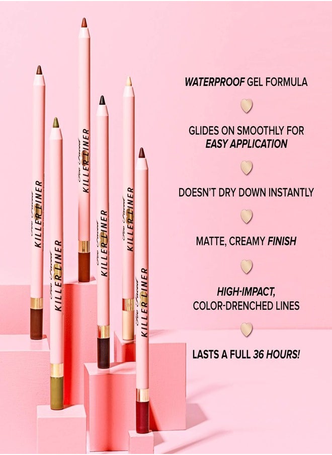 Too FacedCosmetics - Too Faced Killer Liner 36 Hour Waterproof Gel Eyeliner  Killer Espresso - Black Brown 1.13g - Image 1