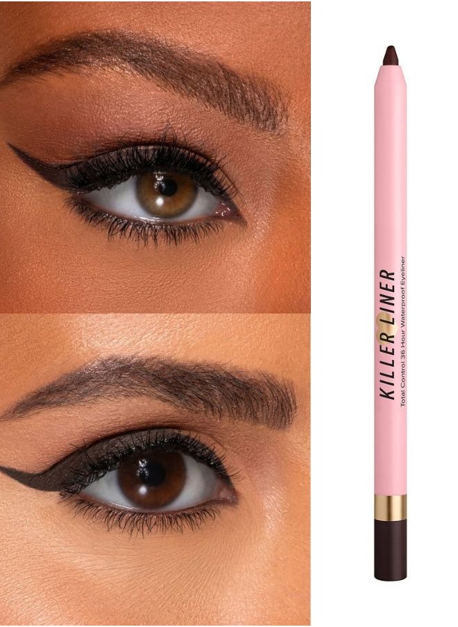 Too FacedCosmetics - Too Faced Killer Liner 36 Hour Waterproof Gel Eyeliner  Killer Espresso - Black Brown 1.13g - Image 1