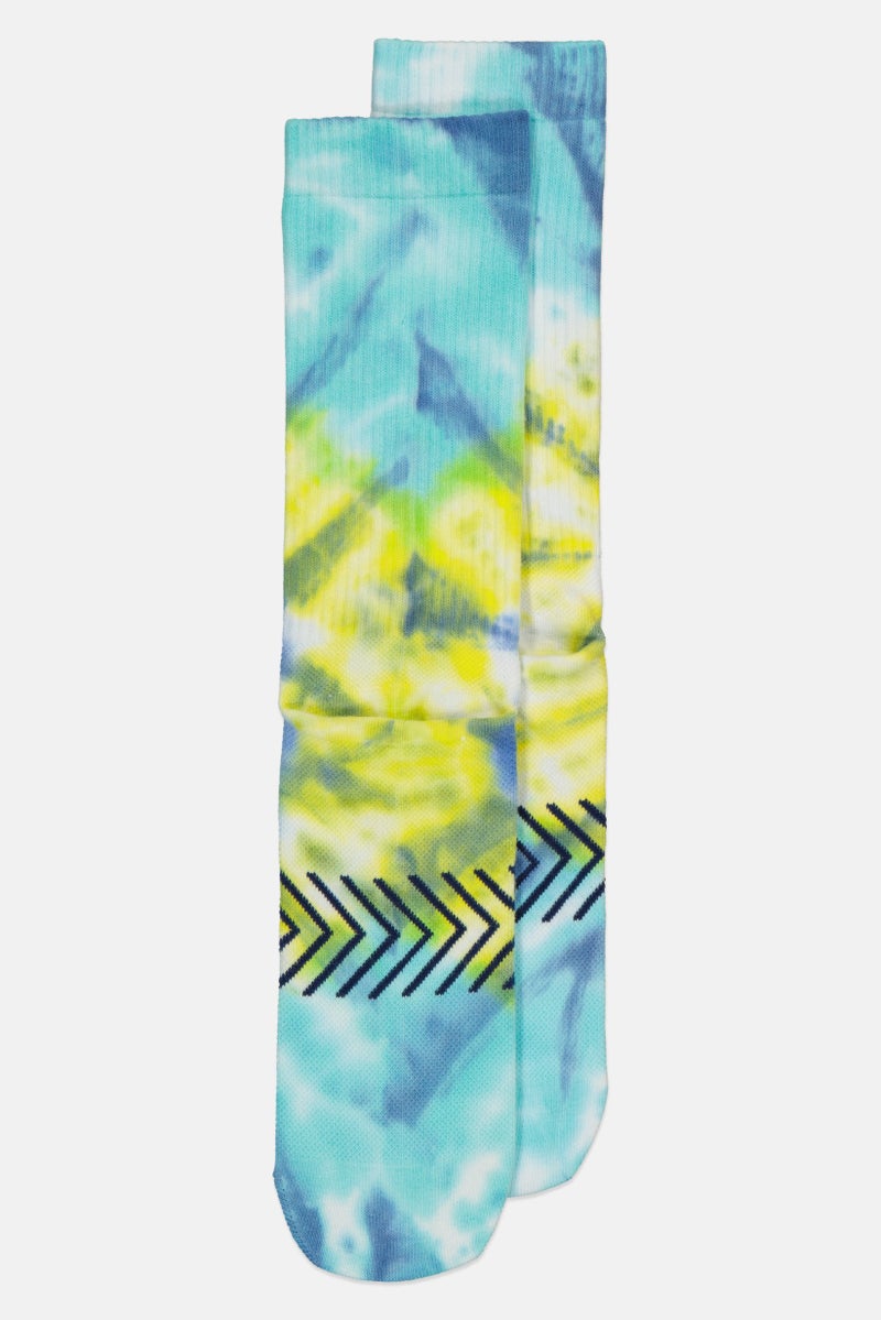 SKECHERS Women Tie Dye Crew Socks, Multicolor - Image 2