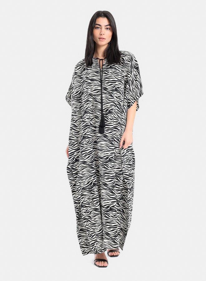 Clue Split Crew Neckline Dress  - Image 1