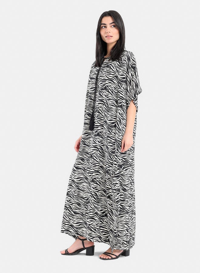 Clue Split Crew Neckline Dress  - Image 2