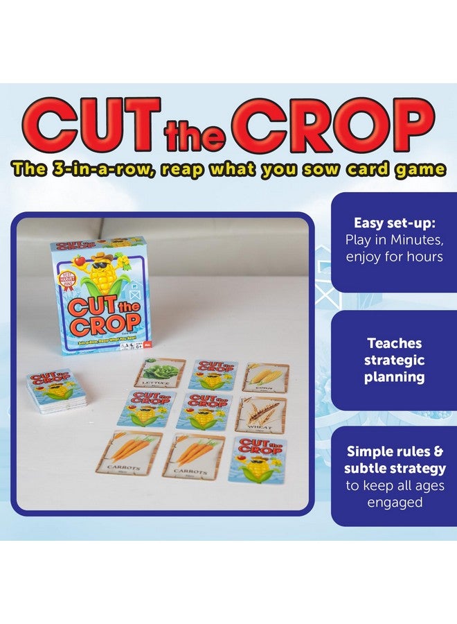 Continuum Games Cut The Crop Card Game The 3 in a Row Farm Themed Matching Memory Game for 2-6 Players Ages 6 and Up - Image 2