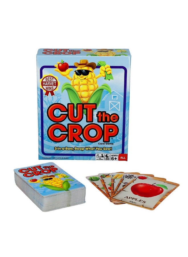 Continuum Games Cut The Crop Card Game The 3 in a Row Farm Themed Matching Memory Game for 2-6 Players Ages 6 and Up - Image 1