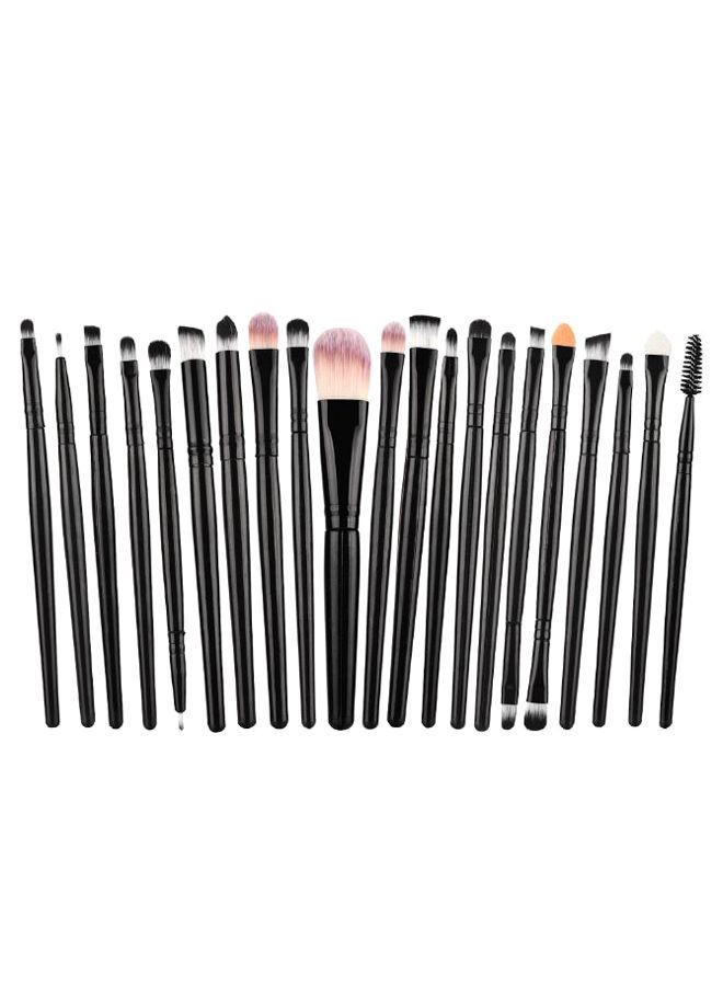 NIBEMINENT 20-Piece Makeup Brush Set Multicolour - Image 2