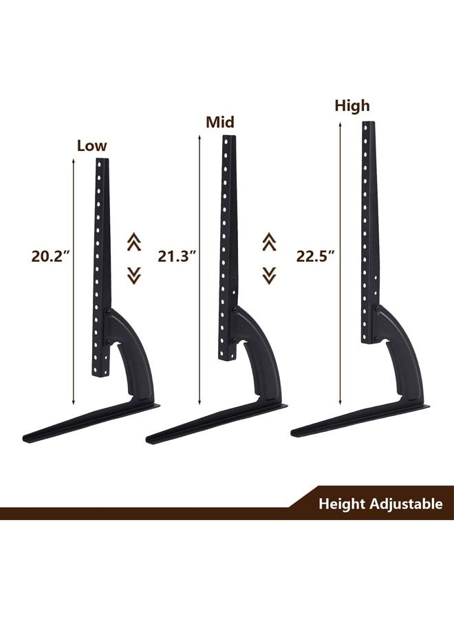Captaintech Universal Table Top TV Stand Base TV Legs for Most 32 37 40 42 47 50 55 LCD LED Plasma Flat Screen TVs Height Adjustable Leg TV Replacement Stand Holds up to 88 lbs Max VESA 800x400 mm - Image 4