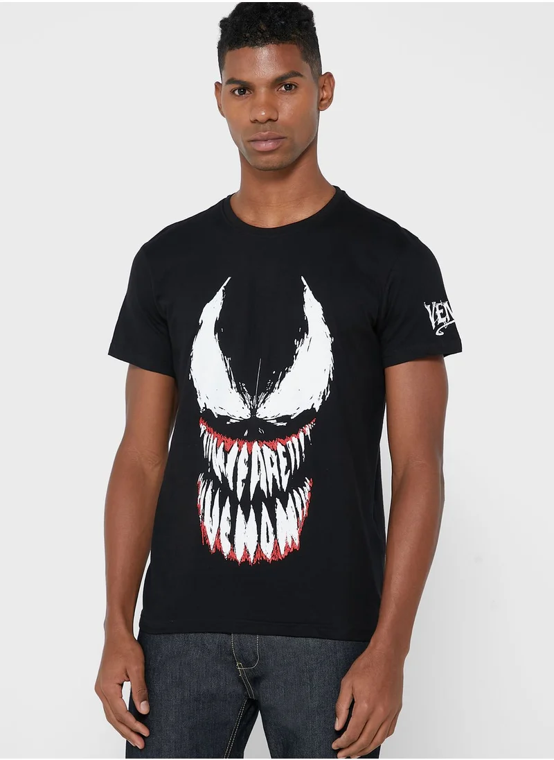 DIFUZED Venom Crew Neck T-Shirt