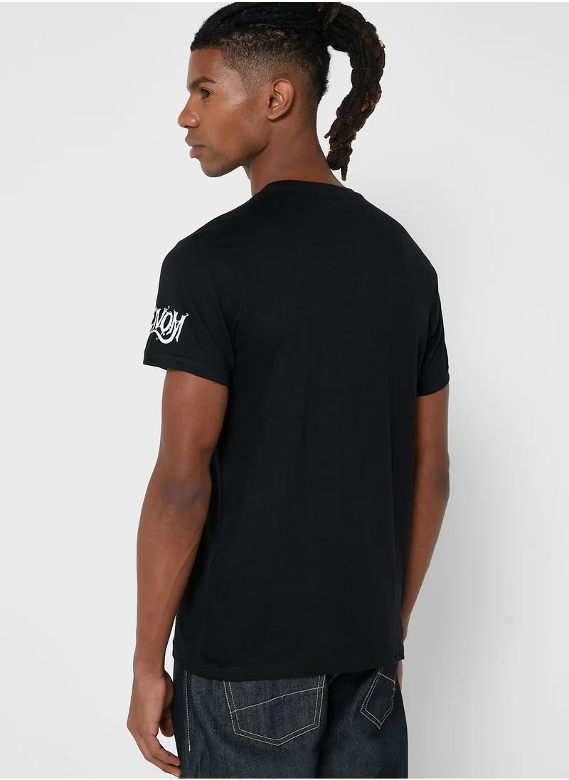 DIFUZED Venom Crew Neck T-Shirt