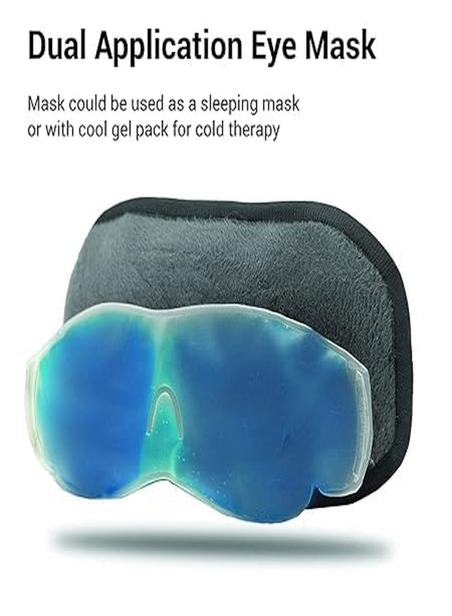 DineZen Eye Mask Cooling Gel Eye Cooling Gel Pads Ice Gel Mask Cooling Eyes Ice Eye Mask Pain Relief Redness Eye Gel For Dark Circles Eye Patches for Women and Men (Multi) - Image 5