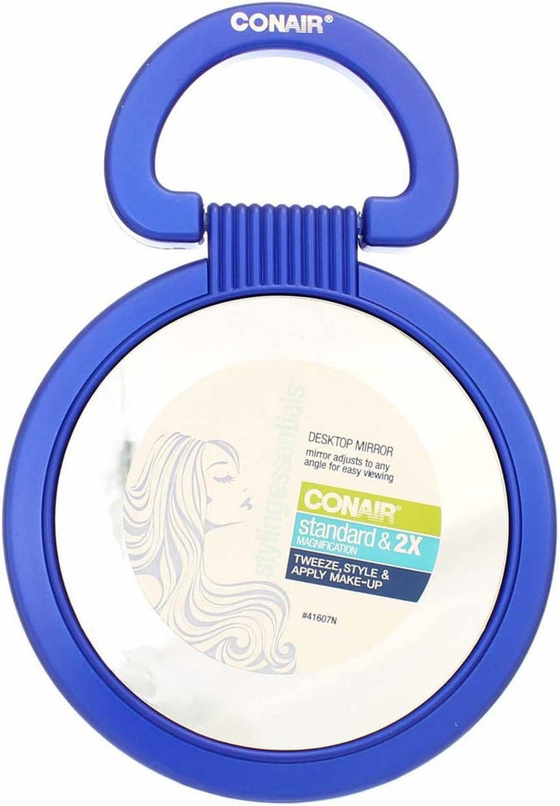 Conair Round Stand or Handheld Mirror with 2x Magnification - Image 1