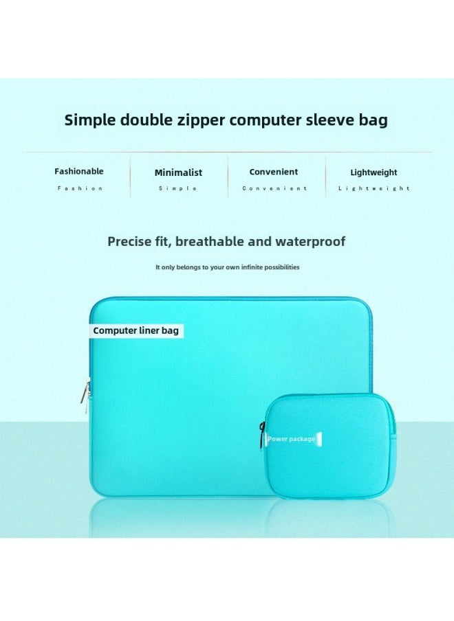 For Apple Laptop Bag Macbook 11/13/15 Inch Inner Bag Power Bag Pro Protective Cover-Color:Grey-Applicable Model:20*10cm Round Power Pack