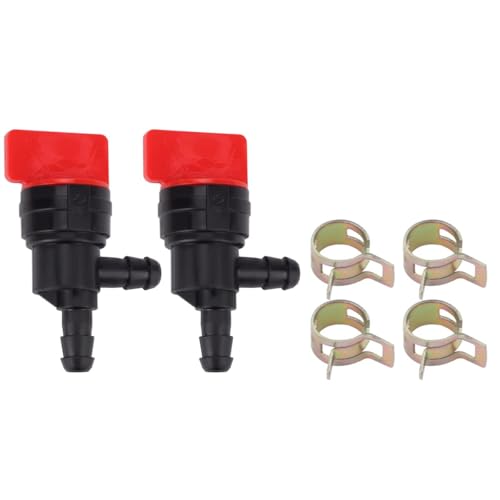 HIPA (Pack of 2) 1/4" 90 Degree Fuel Shut Off Valve for 698181 494539 697944 Tecumseh 35857 - Image 1