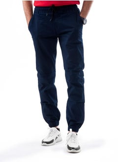 Men's gabardine pants- Navy