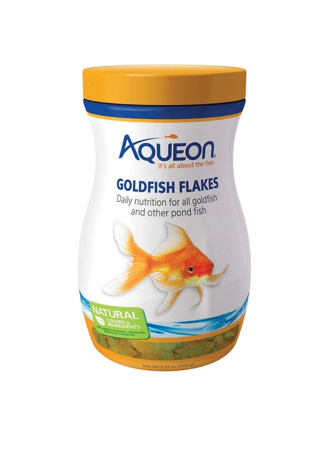 Aqueon Goldfish Fish Food Flakes, 7.12 Ounces - Image 1