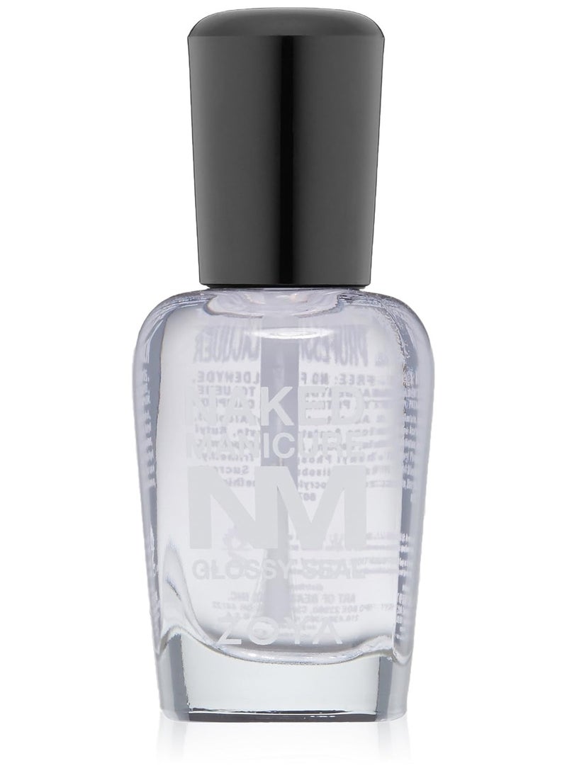 ZOYA Naked Manicure Glossy Seal Top Coat, 0.5 fl. oz. - Image 1