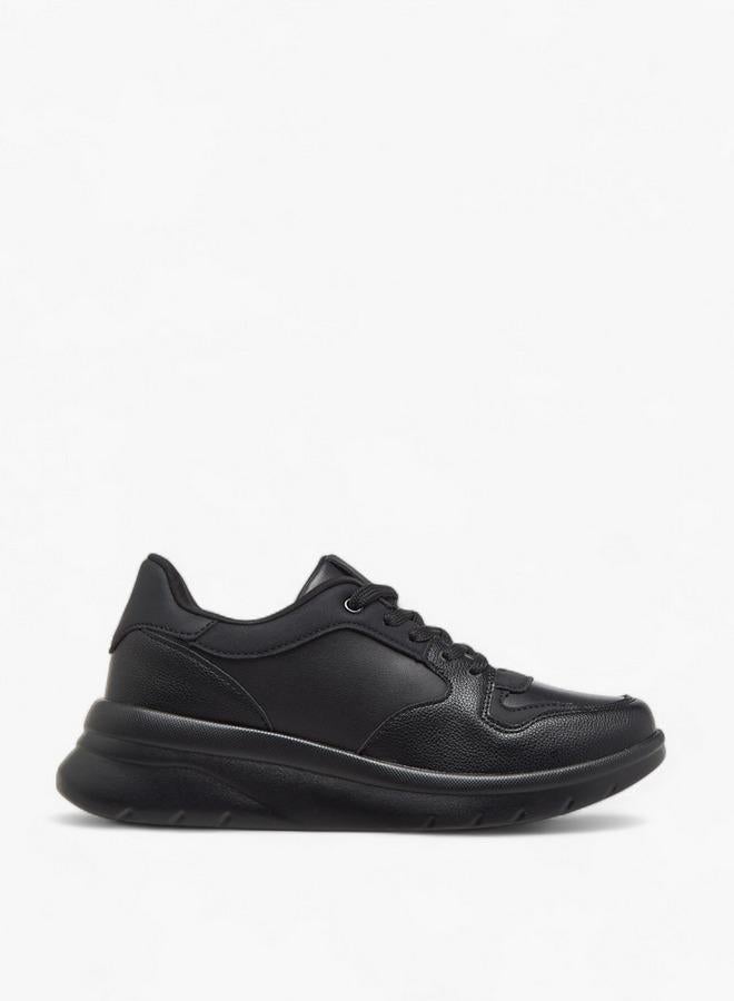 Flora Bella By Shoexpress Women's Panelled Lace-Up Sneakers - Image 3