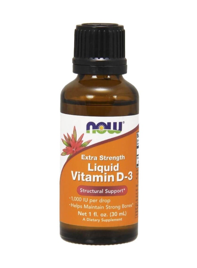 now Extra Strength Liquid D-3 1000IU Drop 30ML - Image 1