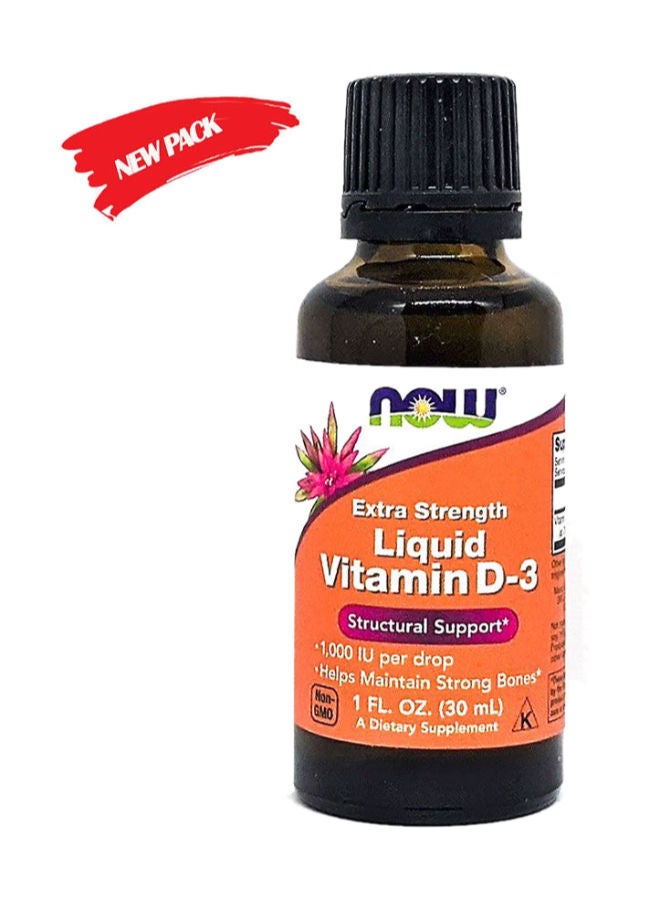 now Extra Strength Liquid D-3 1000IU Drop 30ML - Image 2