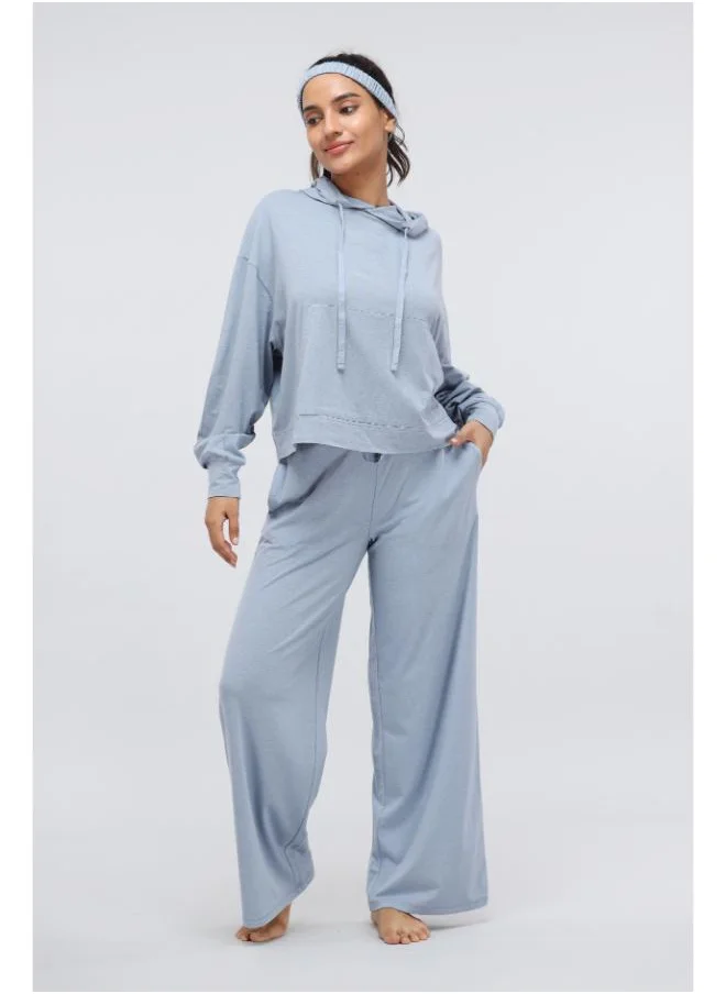 NeceSera Dusty Blue Luxflo Travel Pant