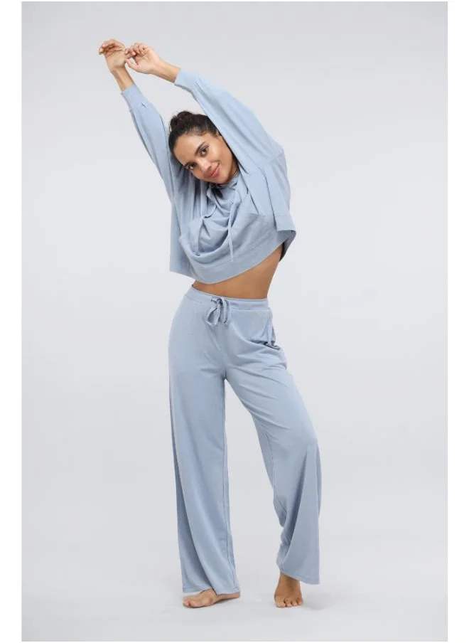 NeceSera Dusty Blue Luxflo Travel Pant