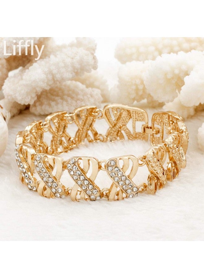 ليفلاي طقم مجوهرات نيجيري للنساء طقم مجوهرات من الخرز الأفريقي من دبي طقم مجوهرات زفاف ذهبي عصري إكسسوارات نسائية، قلادة تشوكر مقاس 16 بوصة - Image 5