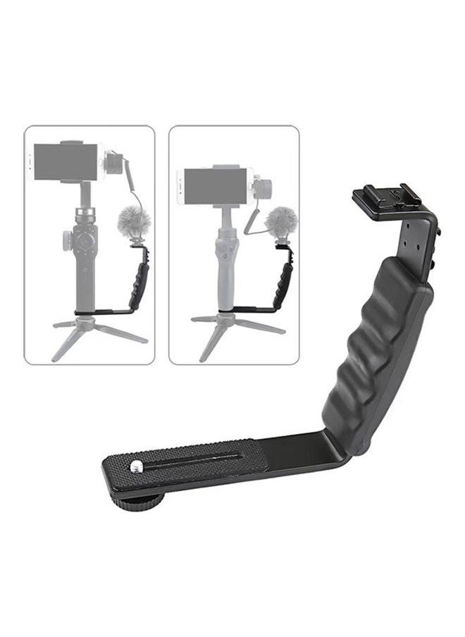 NIBEMINENT Handheld L-Shaped Gimbal Stabilizer Black  - Image 2
