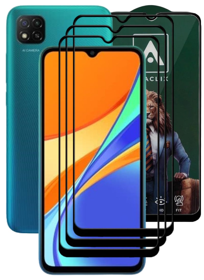 ACLIX 3 Pieces Antistatic ESD Dustproof Premium Quality High Definition Tempered Glass Screen Protector Designed For Xiaomi Redmi 9C - Image 1