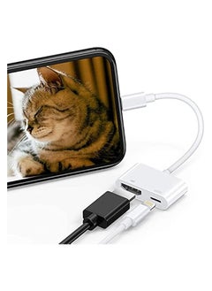erorex Lighing to HDMI Adapter,1080P Lighing Digital AV Adapter with Lighing Charging Port,HDMI Sync Screen Connector  - Image 2