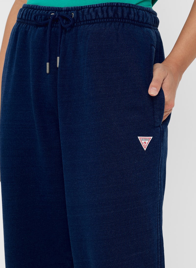 جس بنطلون رياضي برباط وأساور بتفاصيل شعار - Image 4