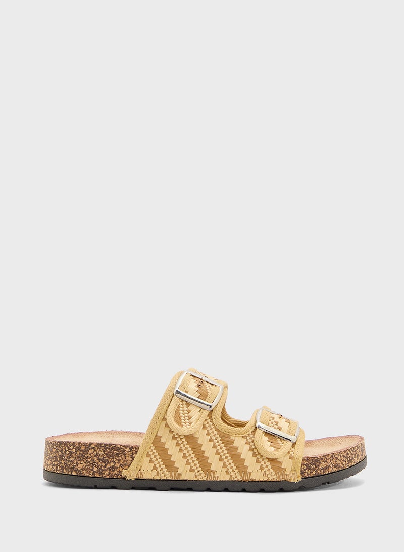 Pink Step Ladies Casual Flat Sandal - Image 1