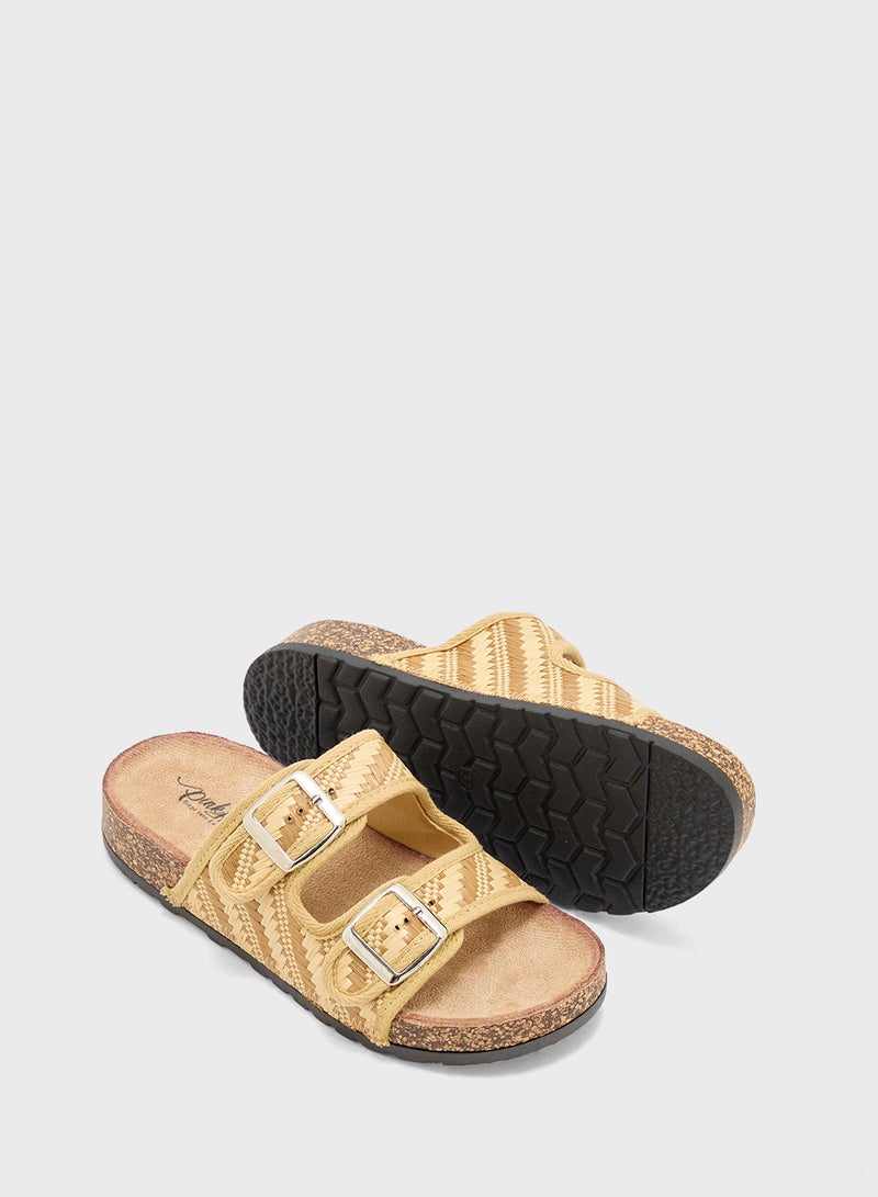 Pink Step Ladies Casual Flat Sandal - Image 3