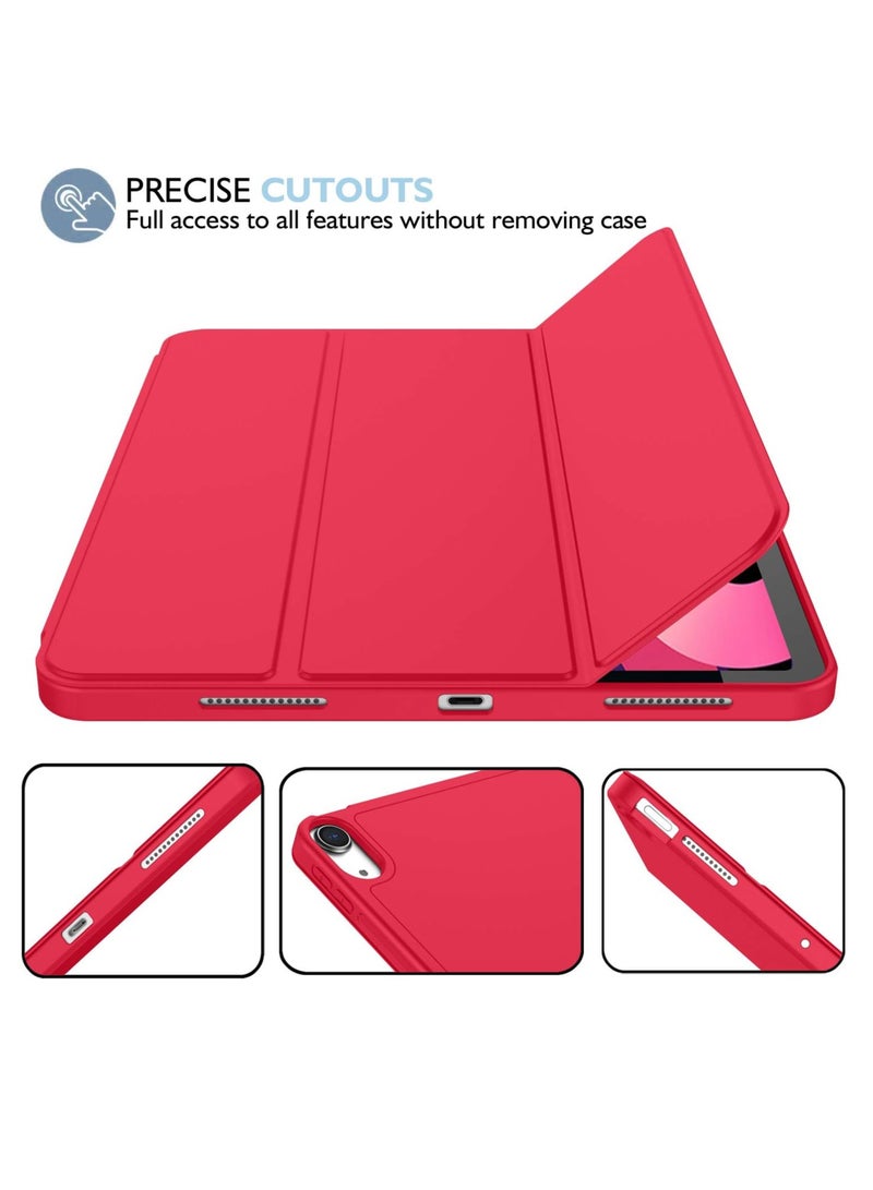 MIGOFAST iPad 10th Generation Case 2022 10.9 Inch with Pencil Holder Trifold Stand Smart Case with Soft TPU Back Auto Wake Sleep - Image 2