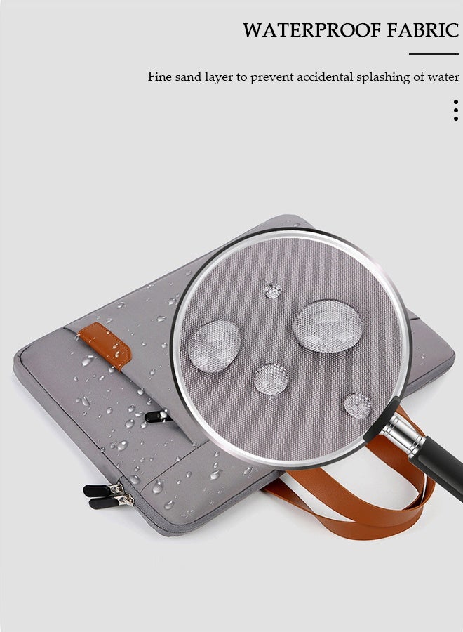 DUNISO 14 Inch Laptop Bag Lightweight Computer Bag Travel Business Briefcase Water Resistance Shoulder Messenger Bag for Men and Women Work Office - Image 4