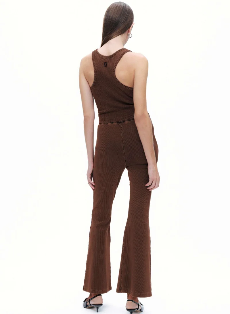 Nocturne Cropped Bell-bottomed Pants