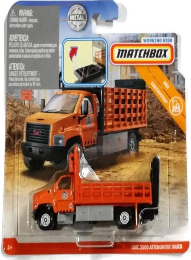 Matchbox Mbx Construction - GMC 3500 Attenuator Truck - Image 4