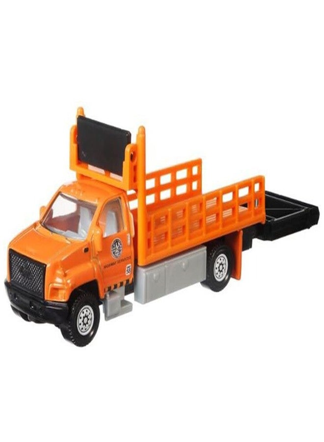 Matchbox Mbx Construction - GMC 3500 Attenuator Truck - Image 1